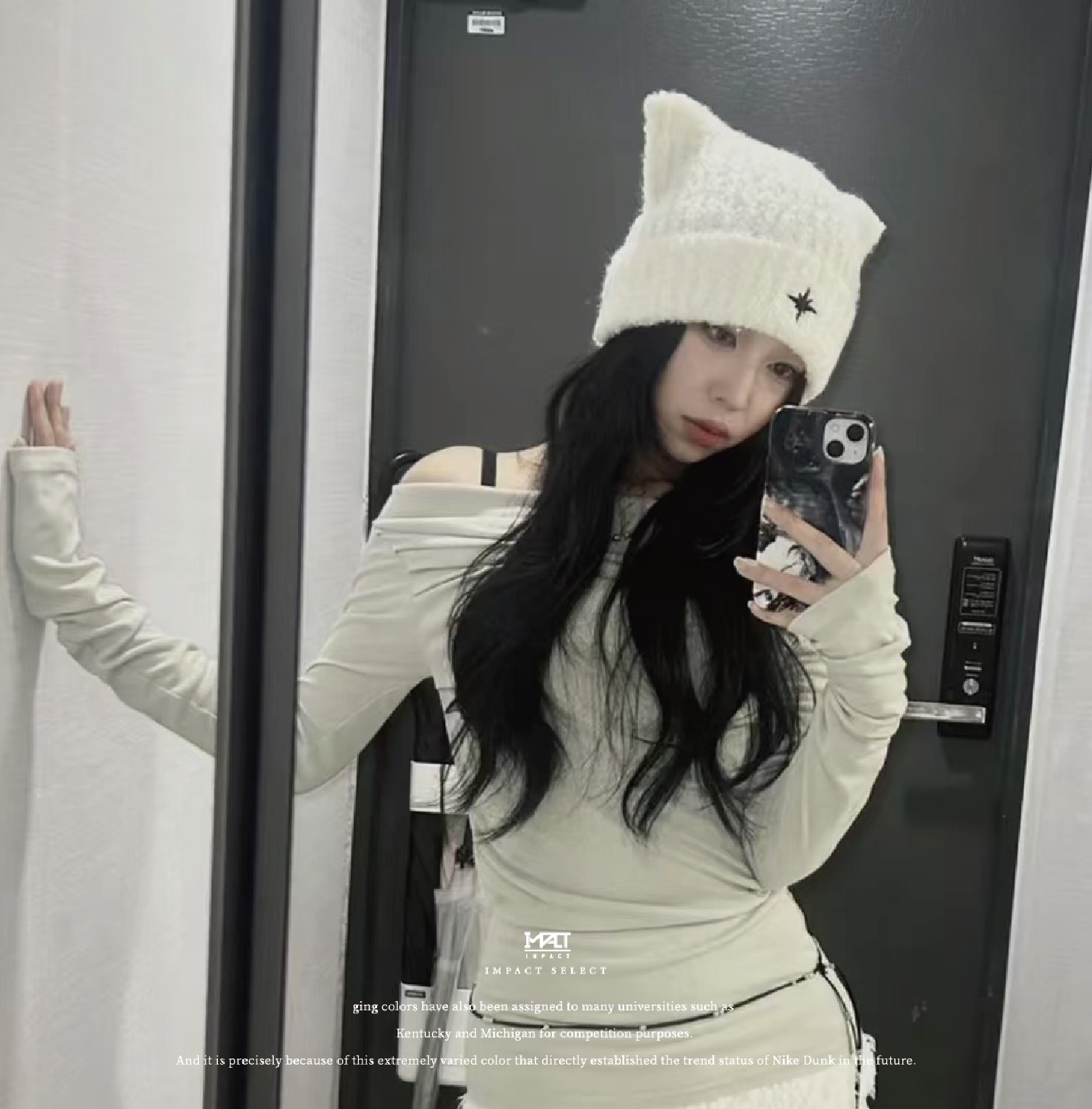 韓國 nombre MLB 平替款 小貓毛帽 貓耳帽 貓貓帽 星芒 三色