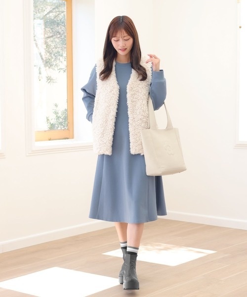 MARY QUANT / Inner Suede Daisy Tote