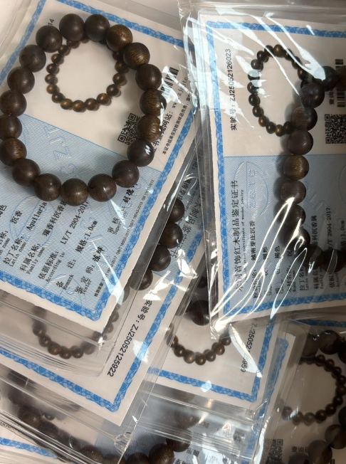 260110 - C8 10mm+越南芽莊收藏沉水級沉香手串（一物一證書）