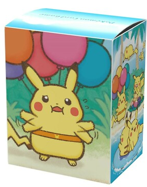 Pokemon Deck Case Box Flying & Surfing Pikachu