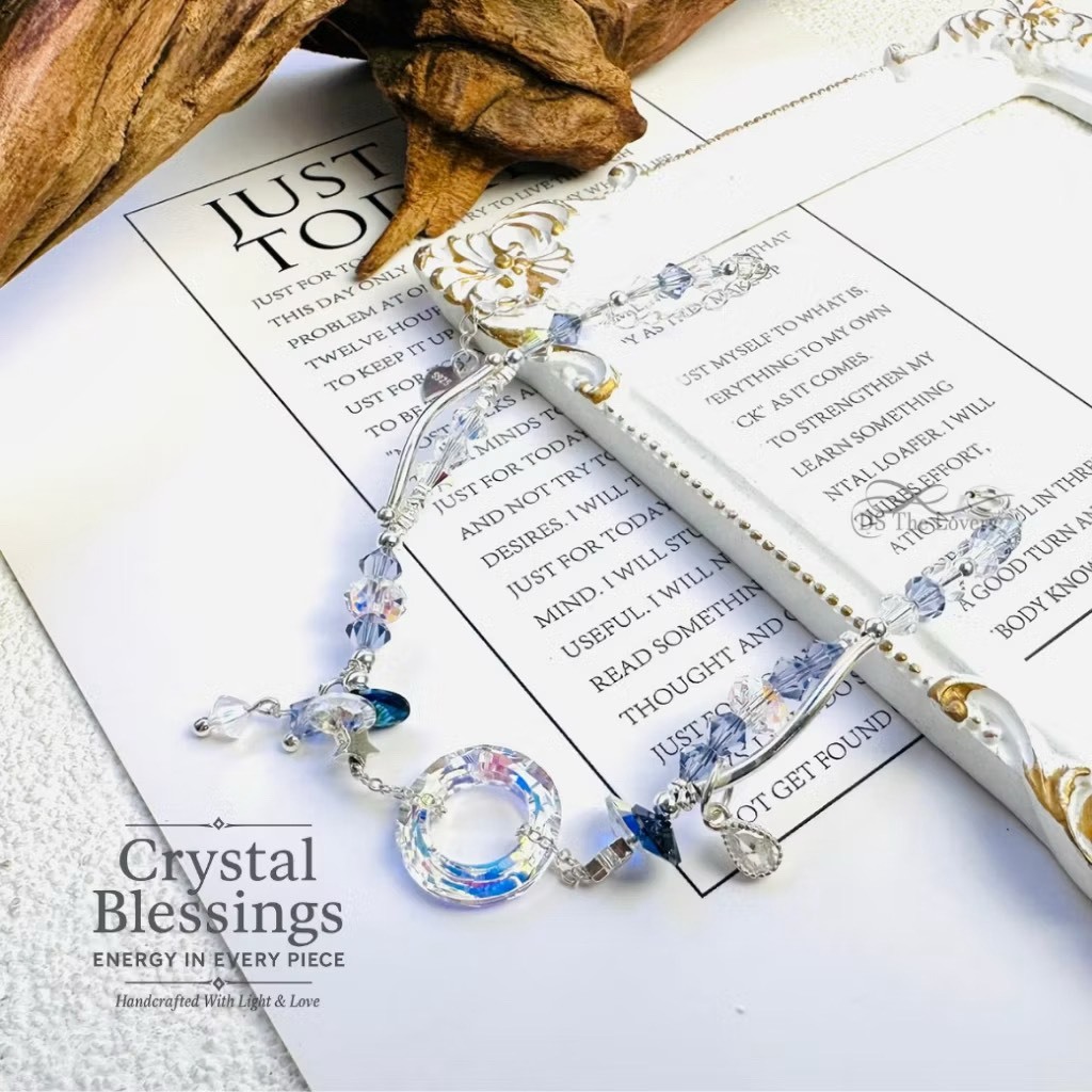 DS The Lovers｜星河之環・施華洛世奇水晶 925純銀手鍊 (Galaxy Ring)