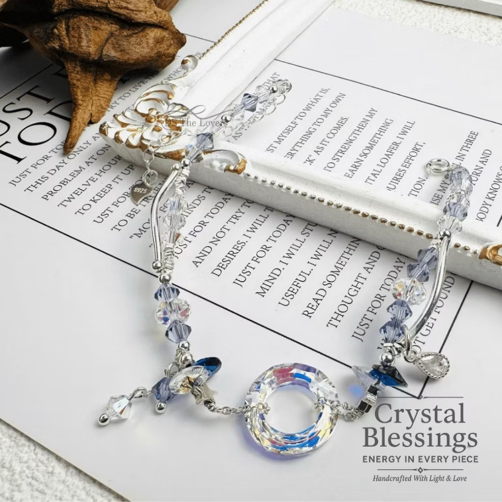 DS The Lovers｜星河之環・施華洛世奇水晶 925純銀手鍊 (Galaxy Ring)