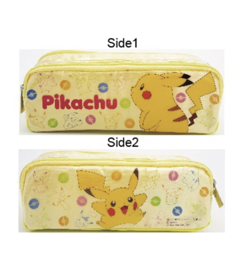 Pokemon 寶可夢 雙拉鏈筆袋 PE46070A