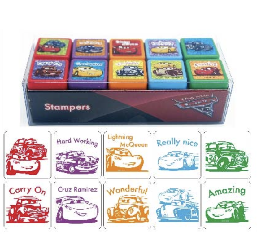 反斗車王 10粒庄方形印章 印仔 DX50372C