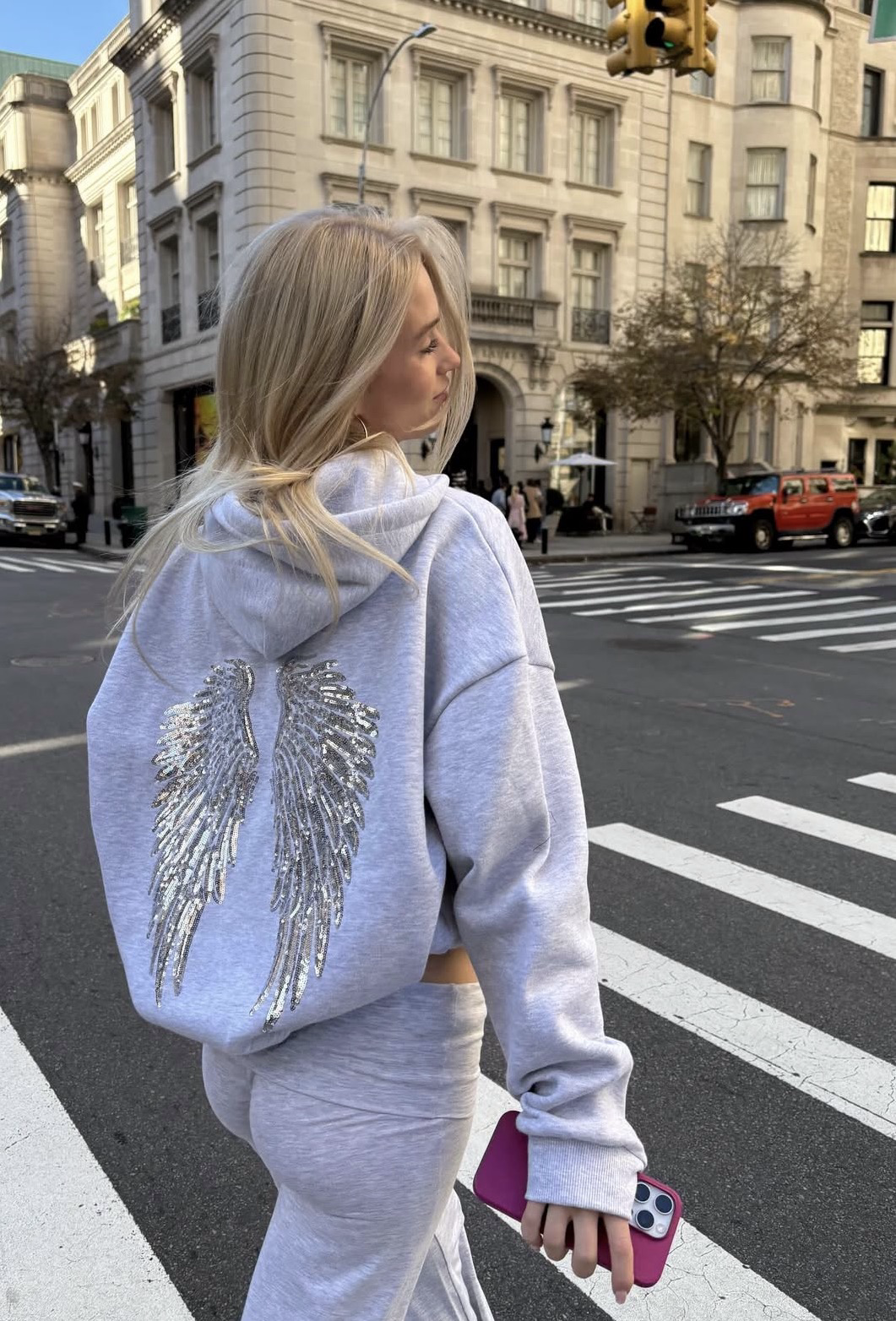 (預購) subdued 翅膀帽踢wings sequin hoodie