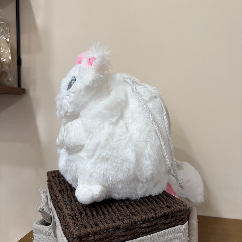 《01054》瑪麗貓毛絨絨束口袋