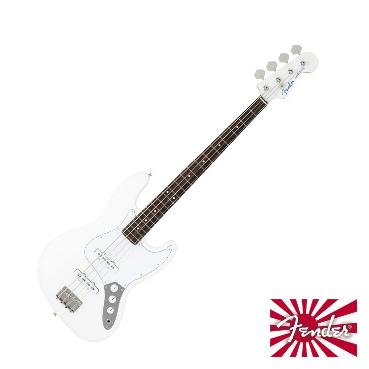 限定款Fender MIJ Hybrid II Jazz Bass Blanc 電貝斯