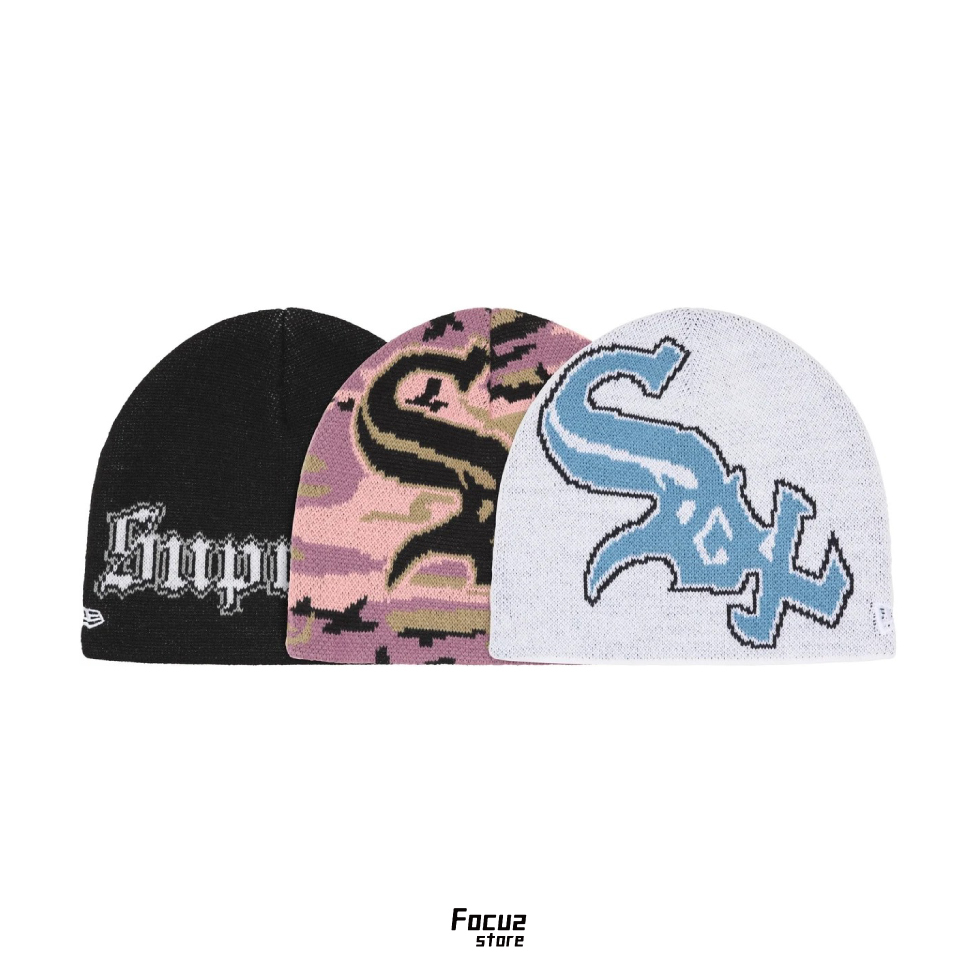 【Focus Store】現貨秒發 Supreme Chicago White Sox™ New Era® Beanie 毛帽 三色