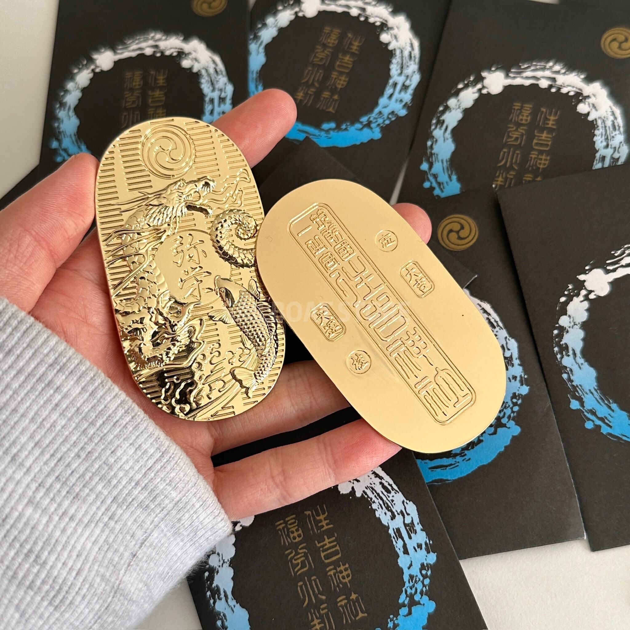#現貨 🇯🇵日本 福岡 住吉神社 福分小判 龍神金小判 開運御守