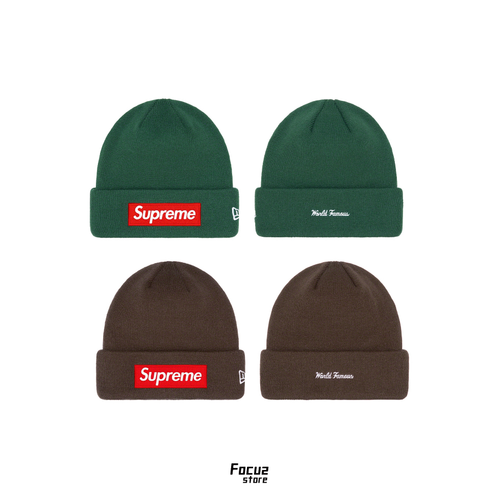 【Focus Store】現貨秒發 Supreme FW22 Week15 New Era® Box Logo Beanie 毛帽 兩色
