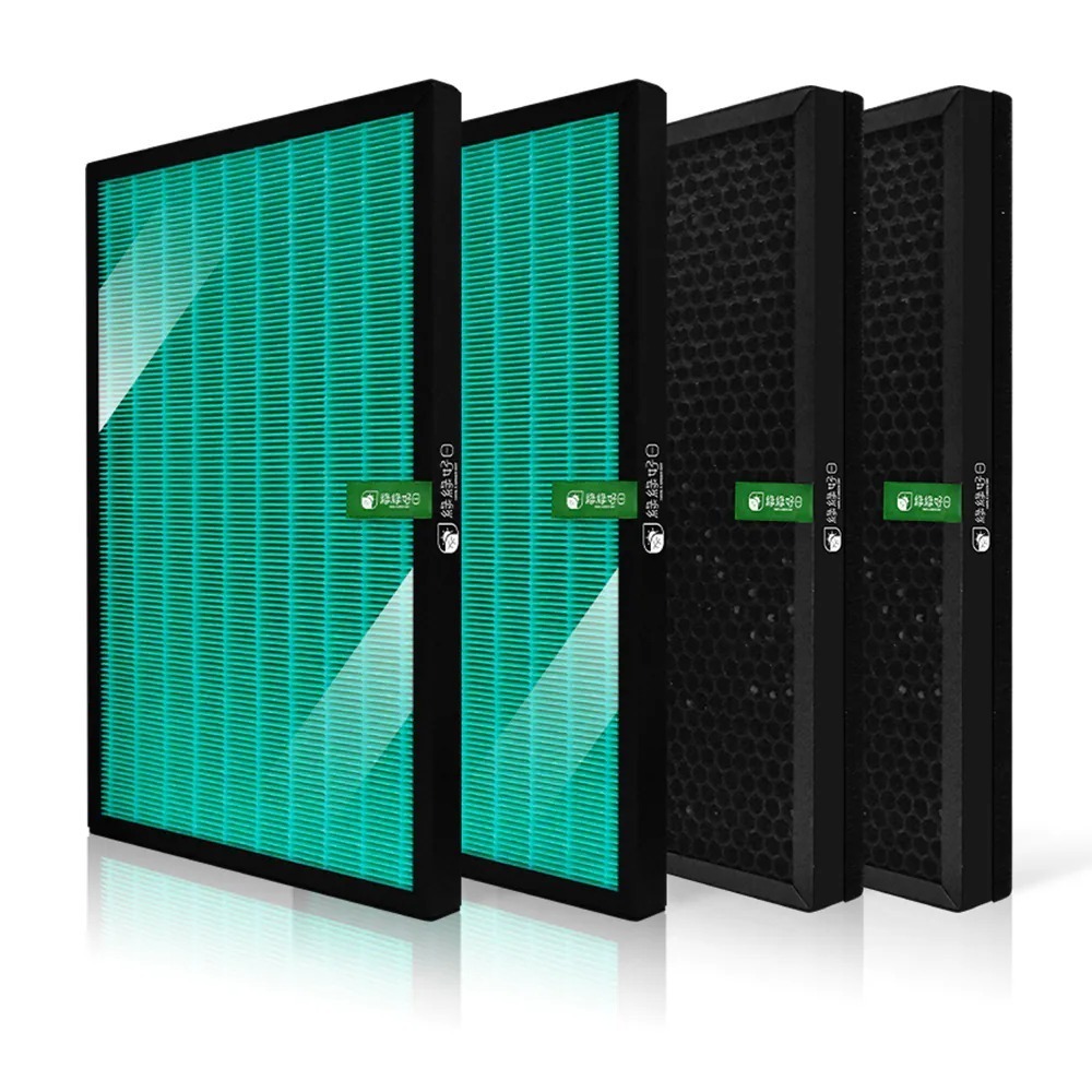 適用 Honeywell KJ810G93WTW 一年份濾網耗材組 抗菌HEPA濾芯 除臭活性碳濾網 綠綠好日