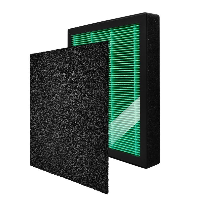 適用 CleanStation克立淨 F101 HEPA抗菌濾芯蜂巢顆粒活性碳 複合式濾網 活性碳初濾網 綠綠好日