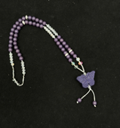 TM005 JHHQ02 紫氣東來蝴蝶項鍊 6mm