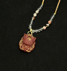 TM010 2A級花蕊夫人鳳九牌【描金】 36mm*32mm*10mm