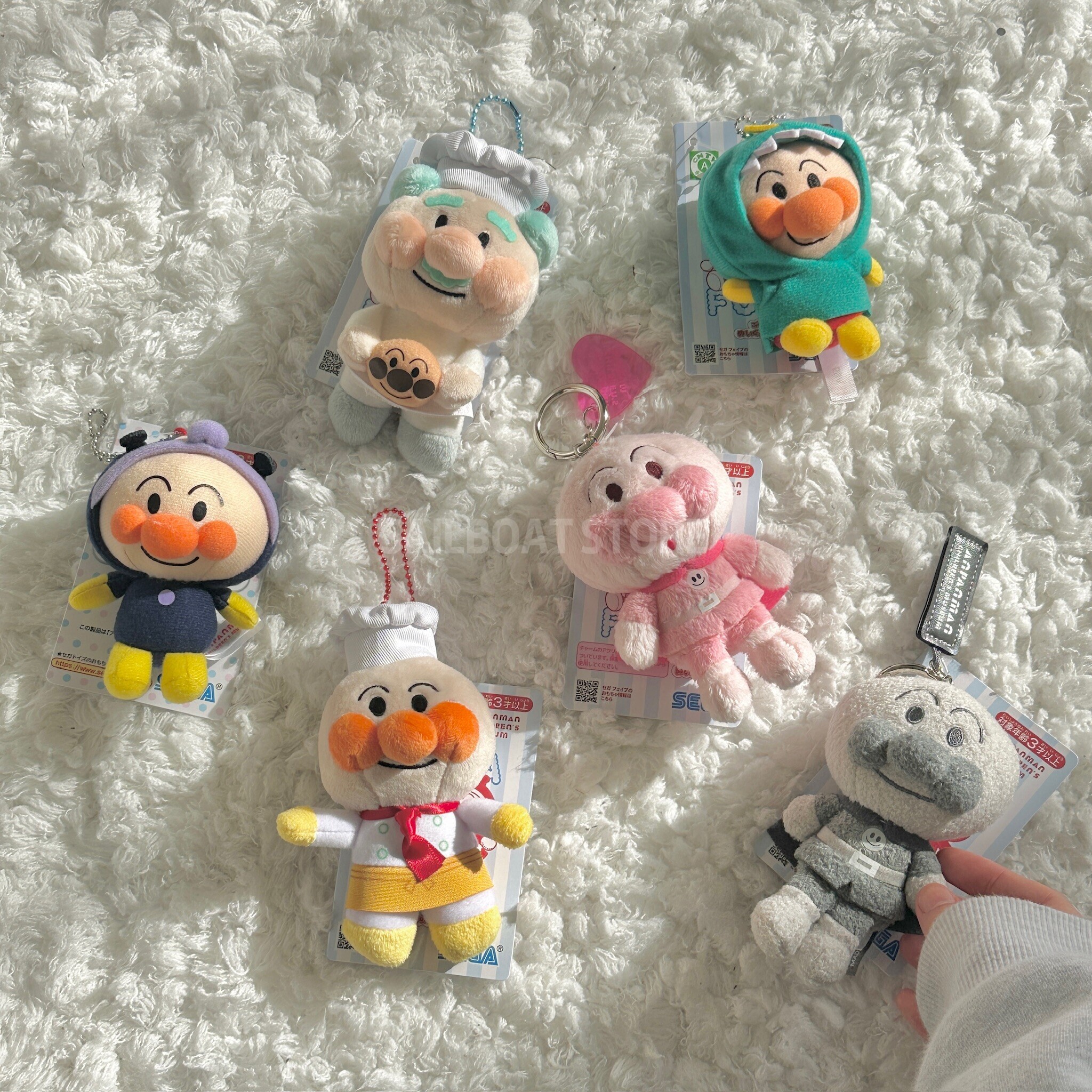 #預購 麵包超人 鑰匙圈 絨毛吊飾 45款!!!