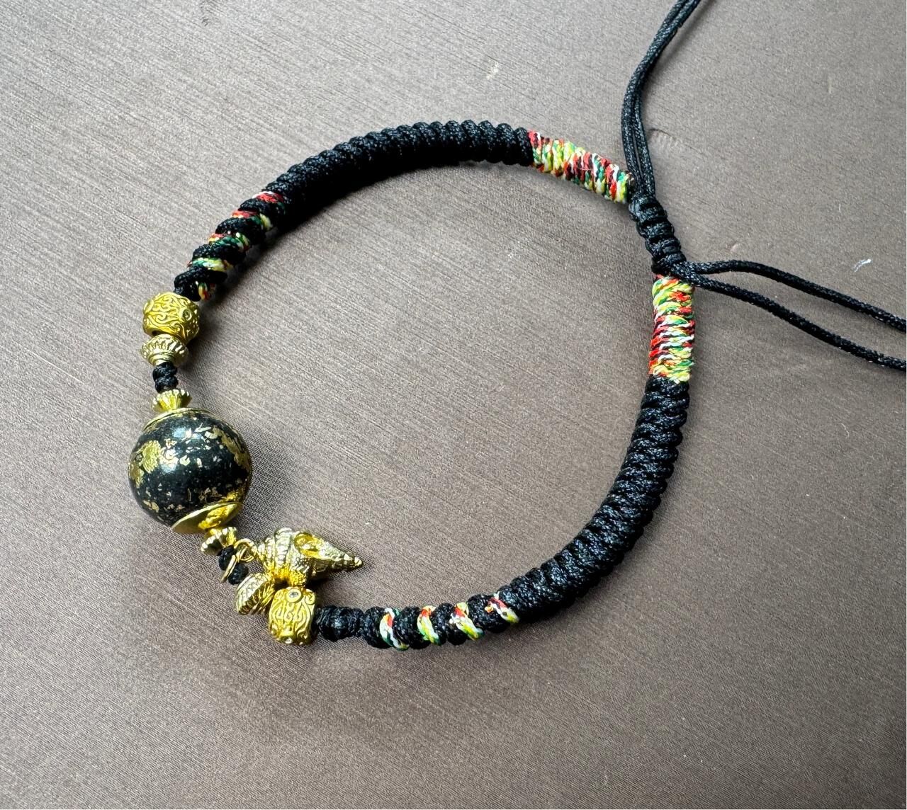 TM032 合香珠編織手串 約11mm