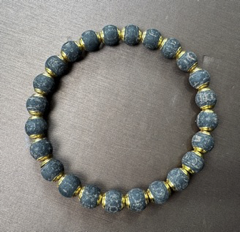 TM022 JHXY54 2A精工玄素手串 8mm