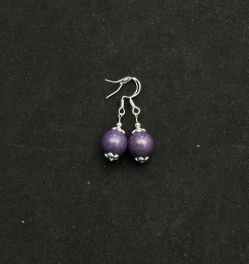 TM028 JHAP60 紫氣東來耳鉤 約12mm