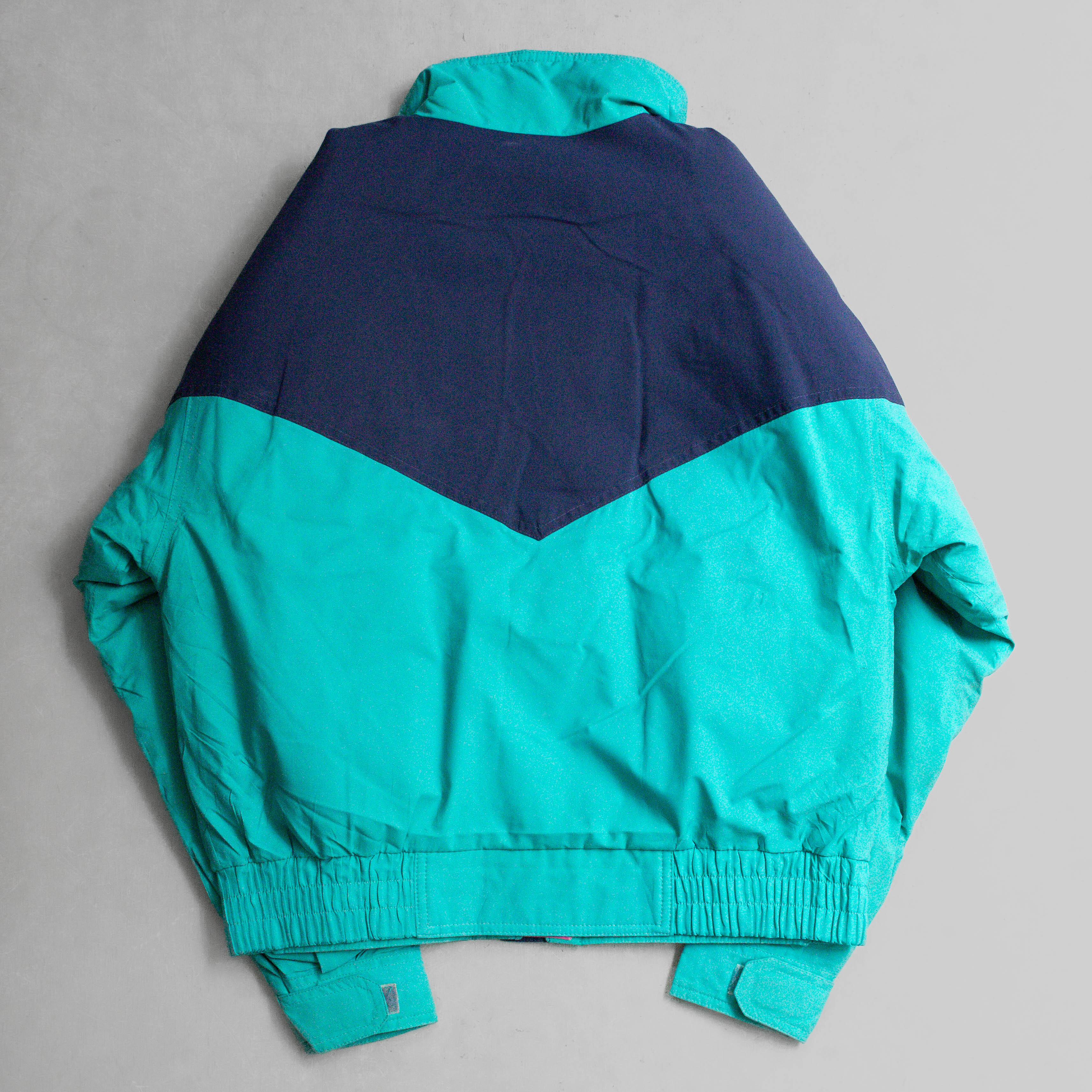 80-90S EDDIE BAUER JACKET 美國 青藍 高領 防風 鋪棉 長袖 外套