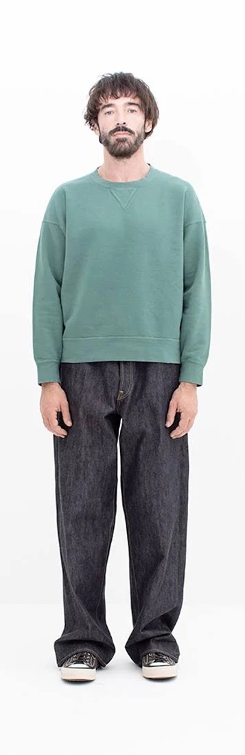 VISVIM JUMBO SB SWEAT L/S (DMGD) - PRE ORDER ITEM (預訂中)