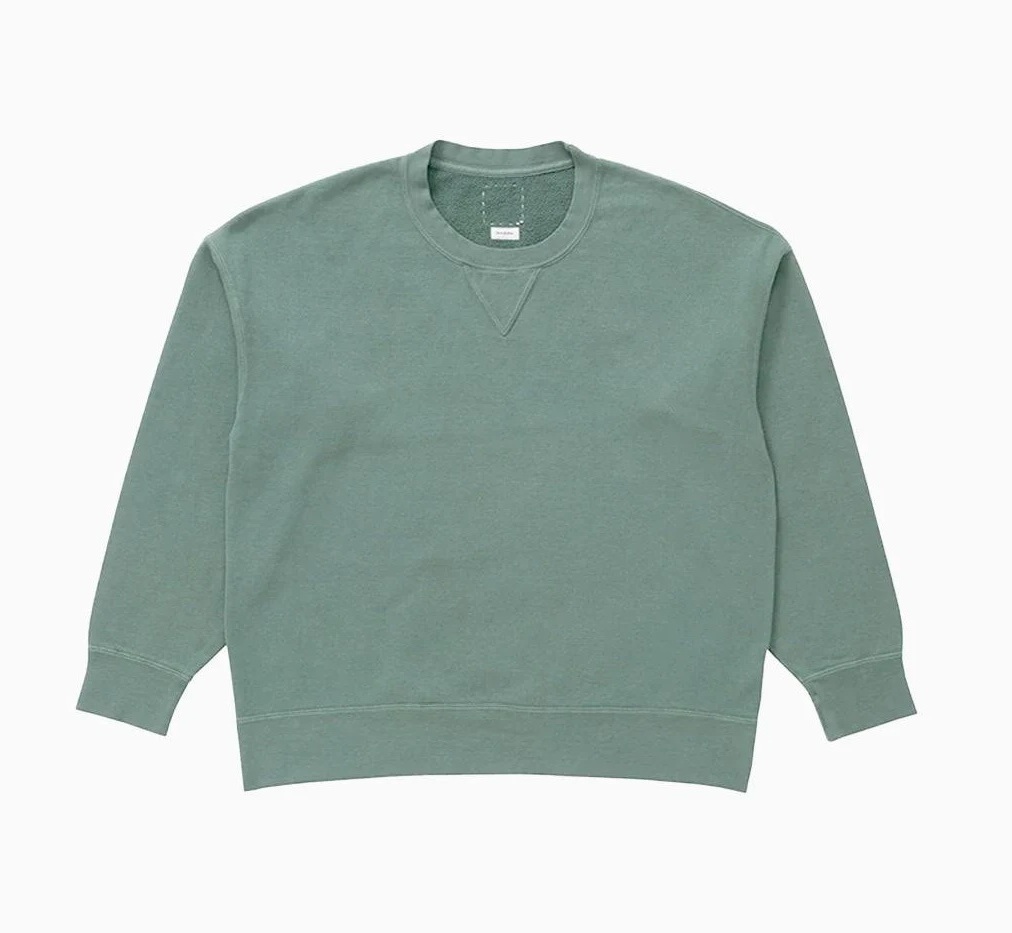 VISVIM JUMBO SB SWEAT L/S (DMGD) - PRE ORDER ITEM (預訂中)