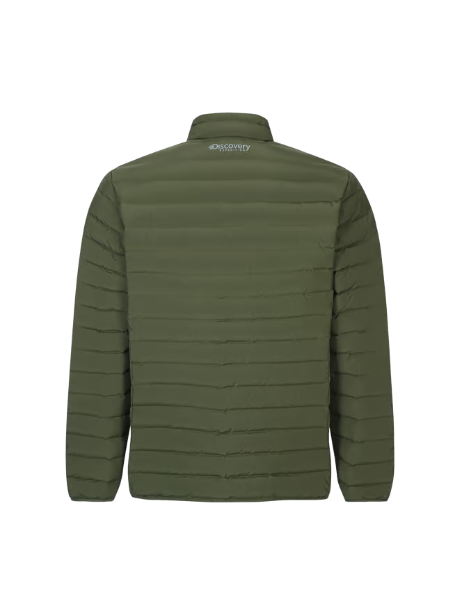 【代購】Discovery 男性 Pixiver G Tube High Neck Goose Down Light Padding 高領輕量鵝絨羽絨外套 – 防風保暖・俐落日常款