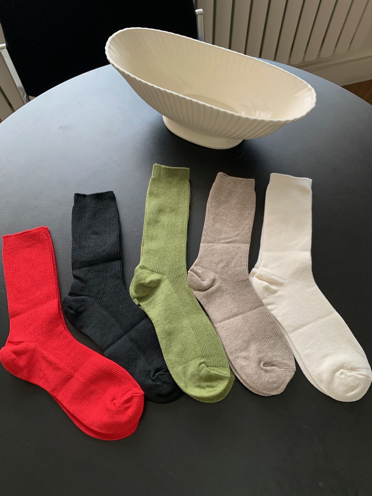 J41/ 細坑條中筒襪