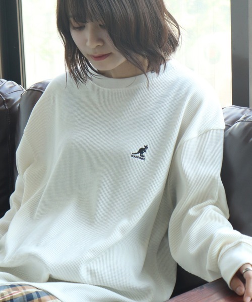 日本 Kangol Waffle Crewneck Tee [GR25EF025S]