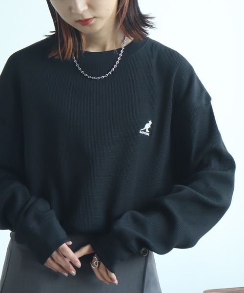 日本 Kangol Waffle Crewneck Tee [GR25EF025S]