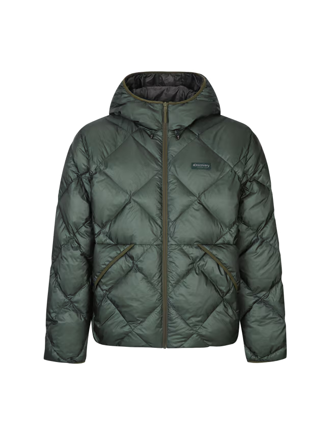 【代購】Discovery 男性 Albert New Quilting Goose Down Lightweight Padding 新式菱格鵝絨輕量羽絨外套 – 俐落保暖・日常百搭