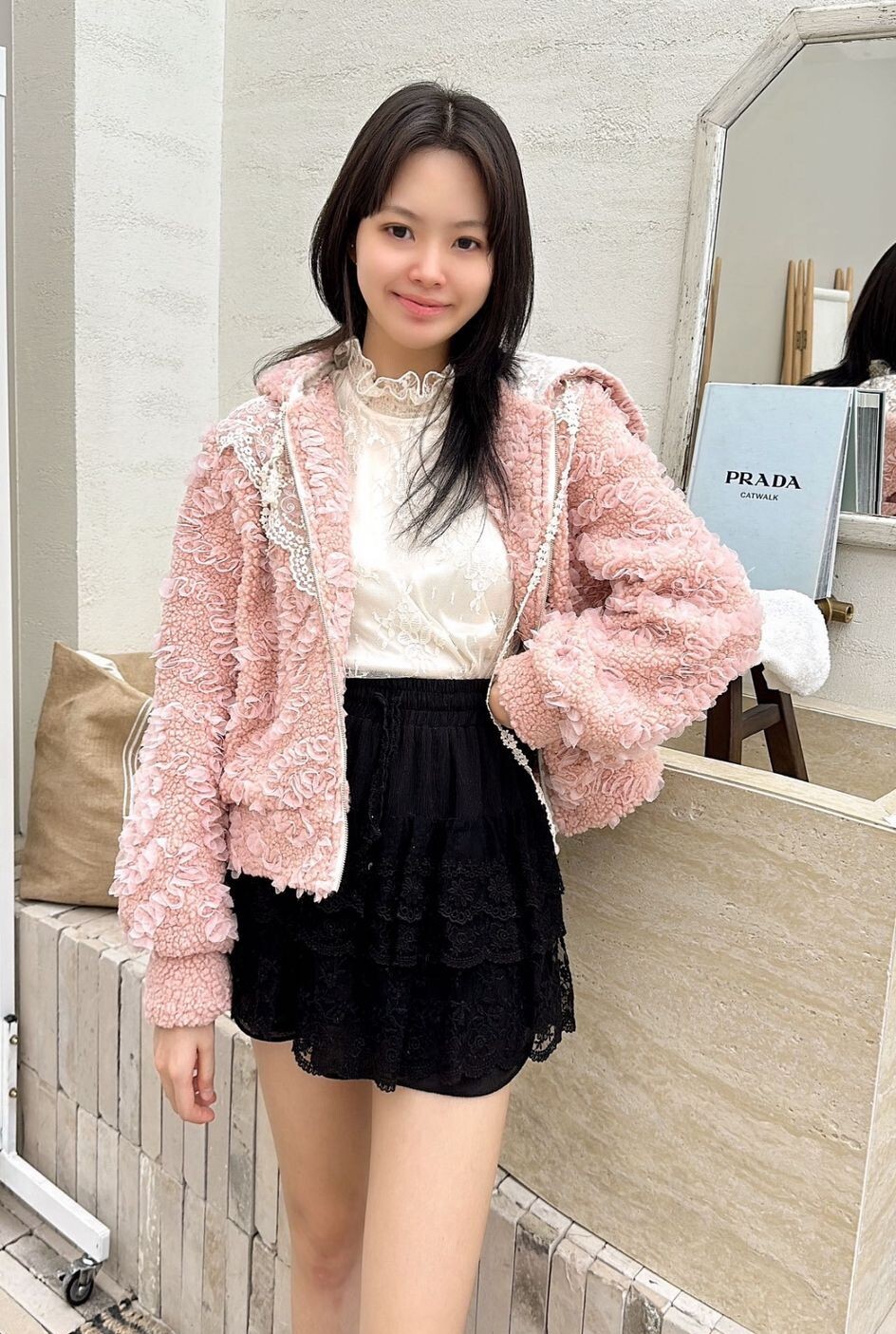 Y104   外套 羊毛30% 胸45 長21.5 [一口價]