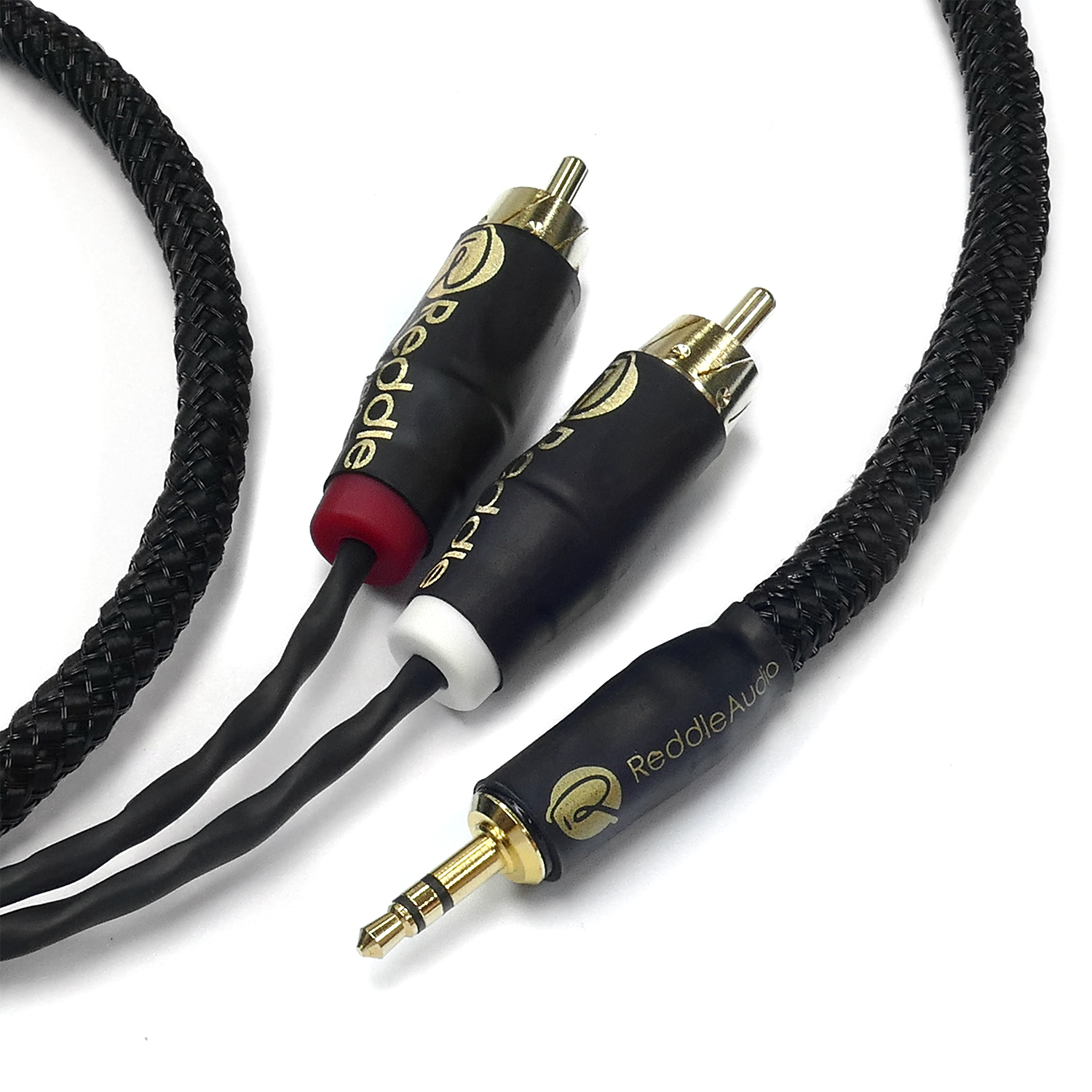 Reddle Audio – RN-MCP21 立體聲音頻訊號線 | 3.5mm > RCA | 銅鍍銀 | 0.5/1M