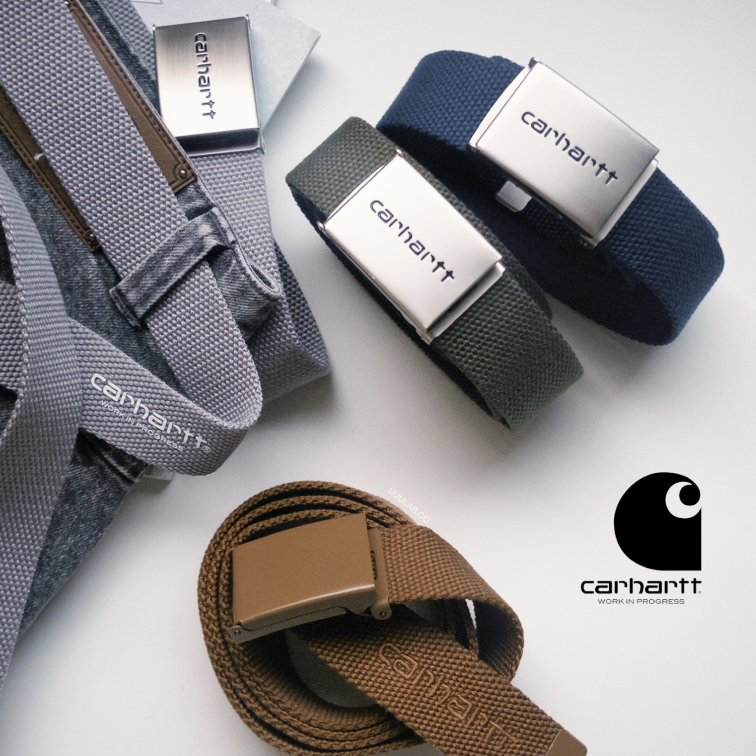 |首波下單現折$300 🔥|CARHARTT WIP 軍事帆布工裝腰帶