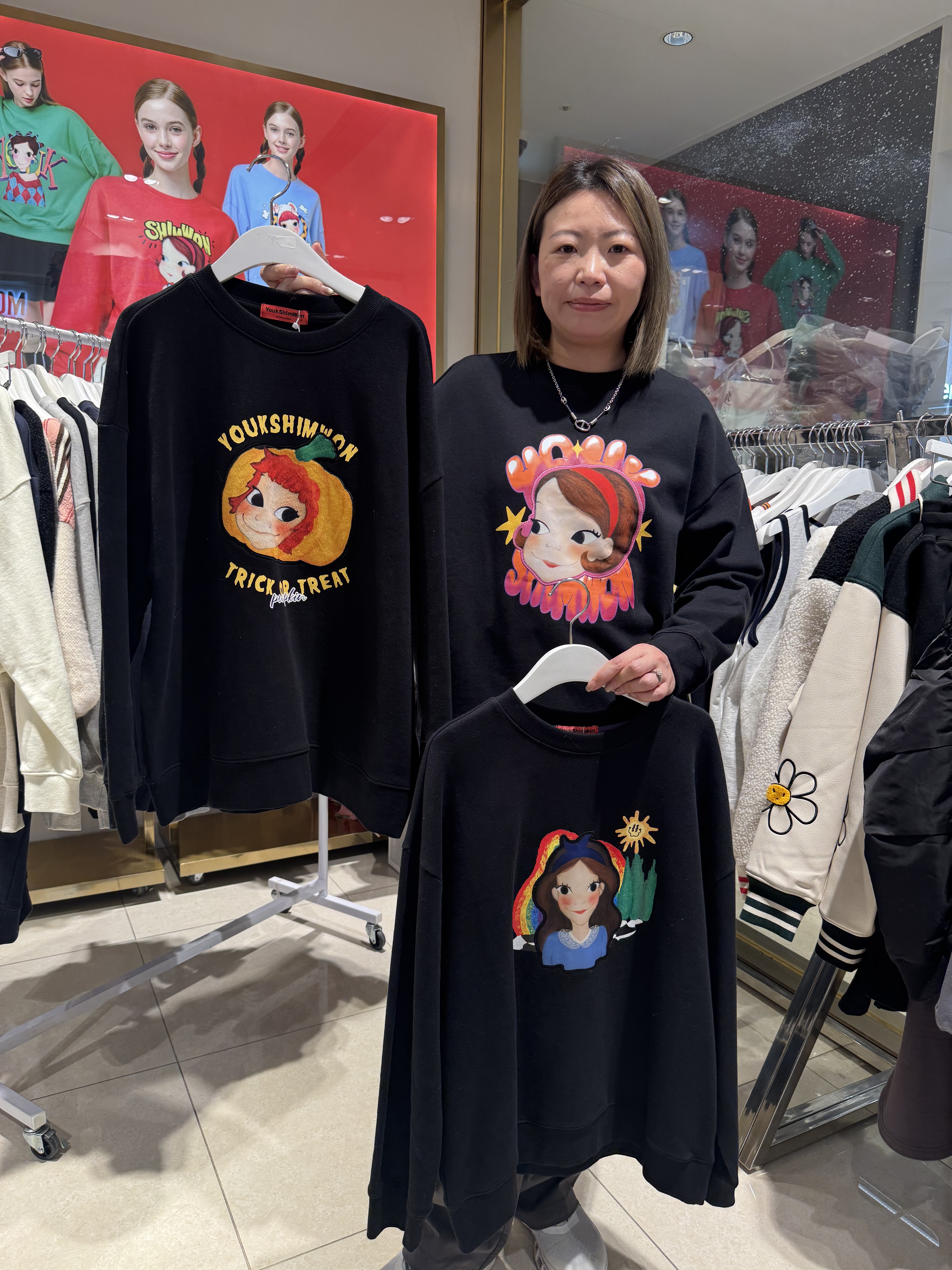 A1YK11 黑色衛衣*3款