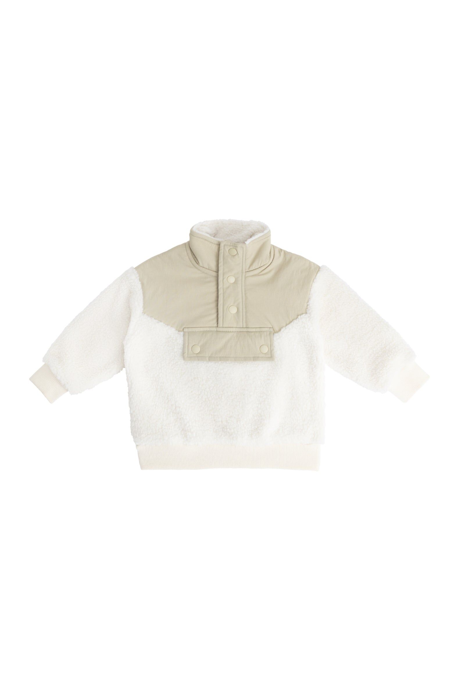 【預購】JAMIE KAY - Mackenzie Sherpa Top（Natural/Sandy Brown）