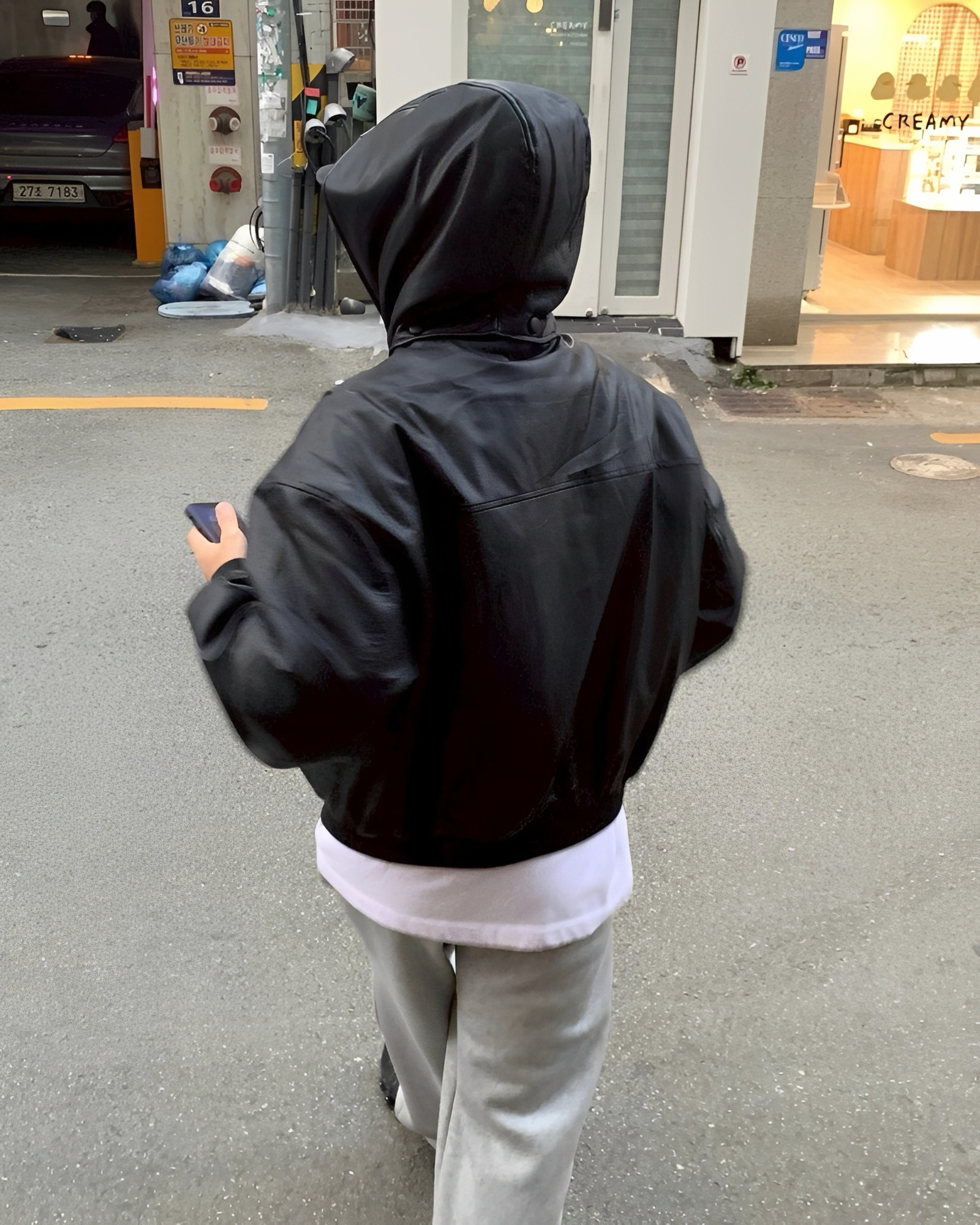 ＃連帽可拆 超保暖 鋪棉 皮格 男女 皮外套