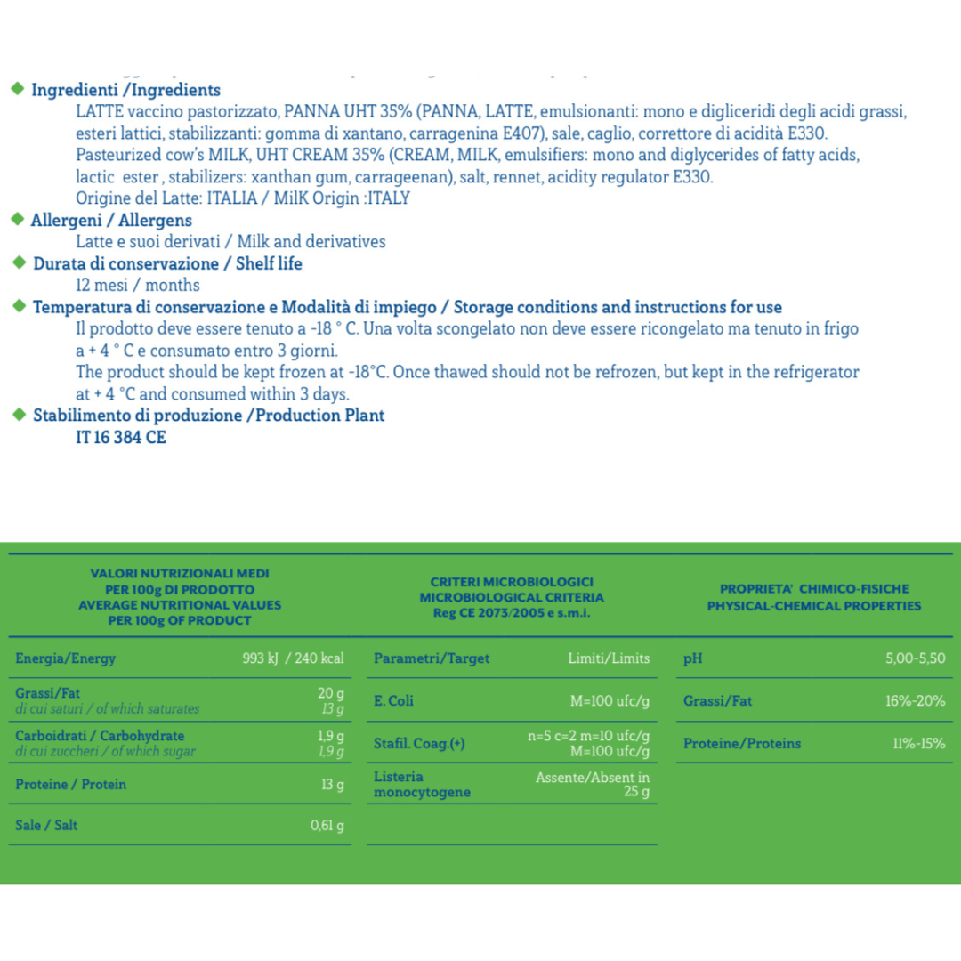 [WF01] [-18°C] 意大利急凍芝士波 Frozen Mozzarella Ball 125g X 2 [一包 2 粒] (BBD 12/10)
