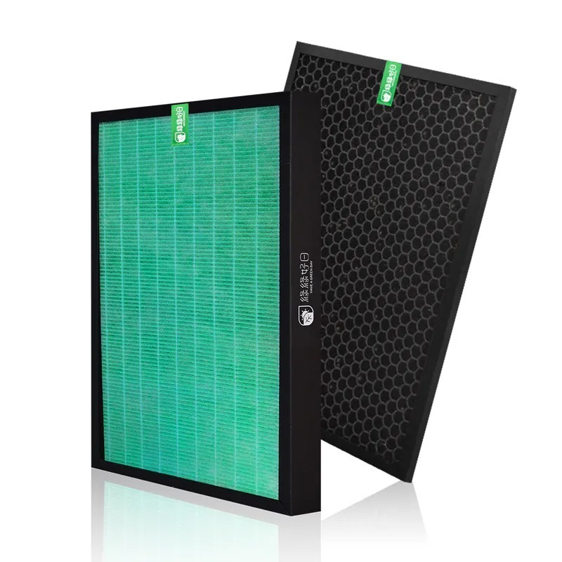 適用 Panasonic國際牌 F-VXF70W HEPA抗菌濾心 蜂顆活性碳 加濕空氣清淨機濾網 綠綠好日