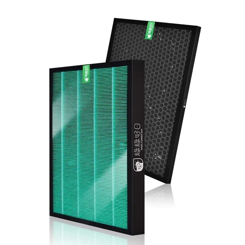 適用 SHARP夏普 FU-A80 D80 E80 JS80 HEPA抗菌濾芯 蜂顆活性碳濾網 綠綠好日
