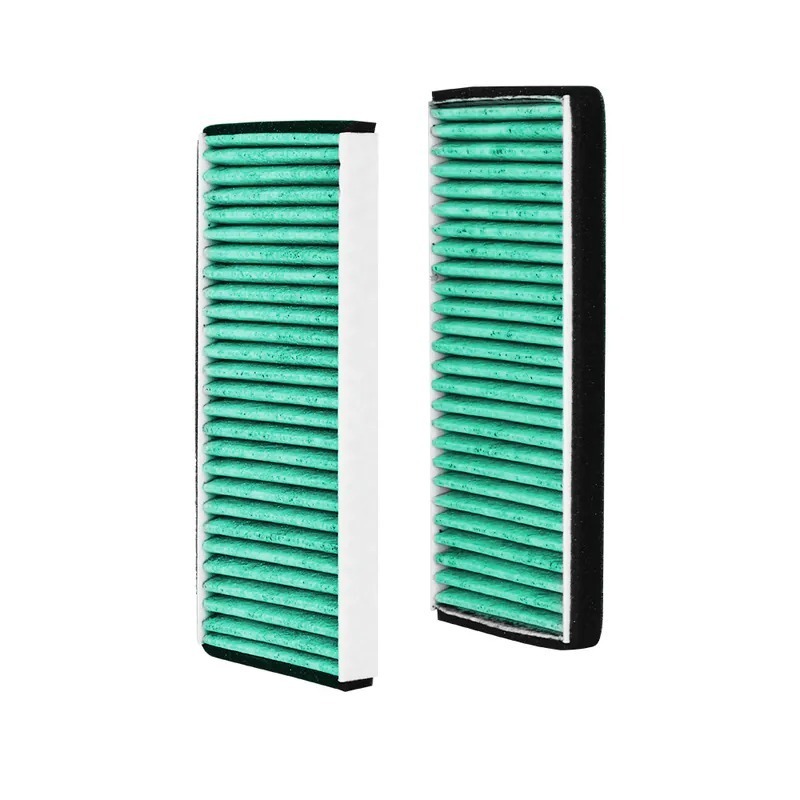 適用 Ford福特 FIESTA 1.4 1.6【雙入組】 汽車冷氣HEPA濾網 綠綠好日GFD003