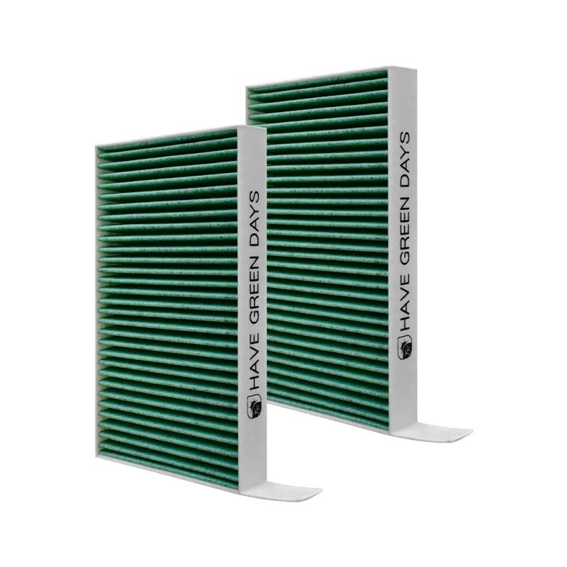 適用 TESLA特斯拉 Model Y 【附安裝工具】汽車冷氣HEPA濾網 綠綠好日 GTS005