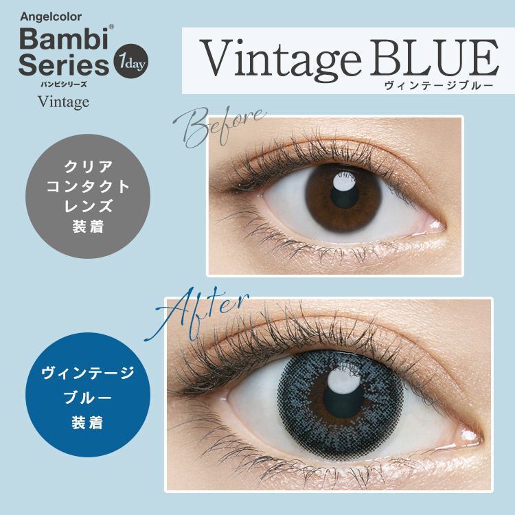 Bambi Series 1 Day (Vintage Blue) (10片)