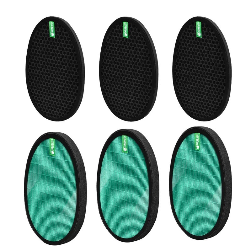 三入組 適用 LG 大白 PS-W309WI AS401WWJ1 AS401WWK1 HEPA抗菌濾芯 蜂巢式活性碳濾網 綠綠好日