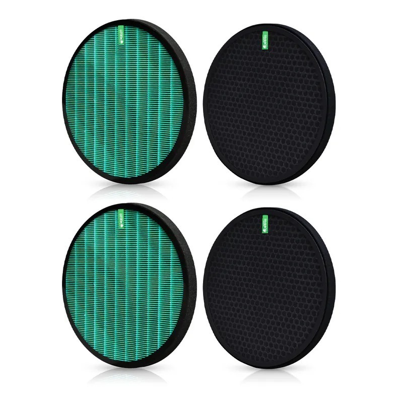 雙入組 適用 LG 大漢堡 大龍捲蝸牛 PS-V329CG AS401VEV1 HEPA抗菌濾芯 蜂巢式活性碳濾網 綠綠好日