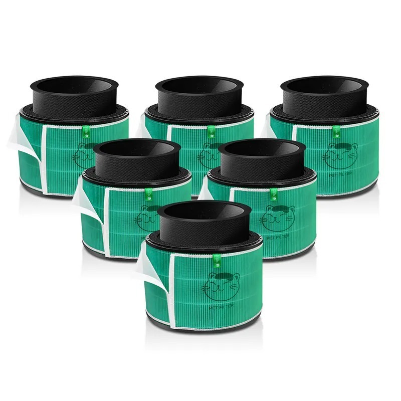 六入組 適用 LG 超級大白 360°空氣清淨機 寵物增強版 抗菌HEPA 活性碳 可水洗前置濾網 複合式濾網 綠綠好日