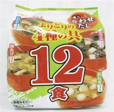 JP 即沖四種綜合味噌湯 12食 4421 TK260111