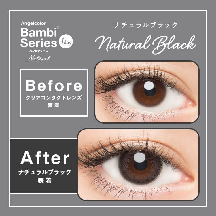 Bambi Series 1 Day (Natural Black) (10片)