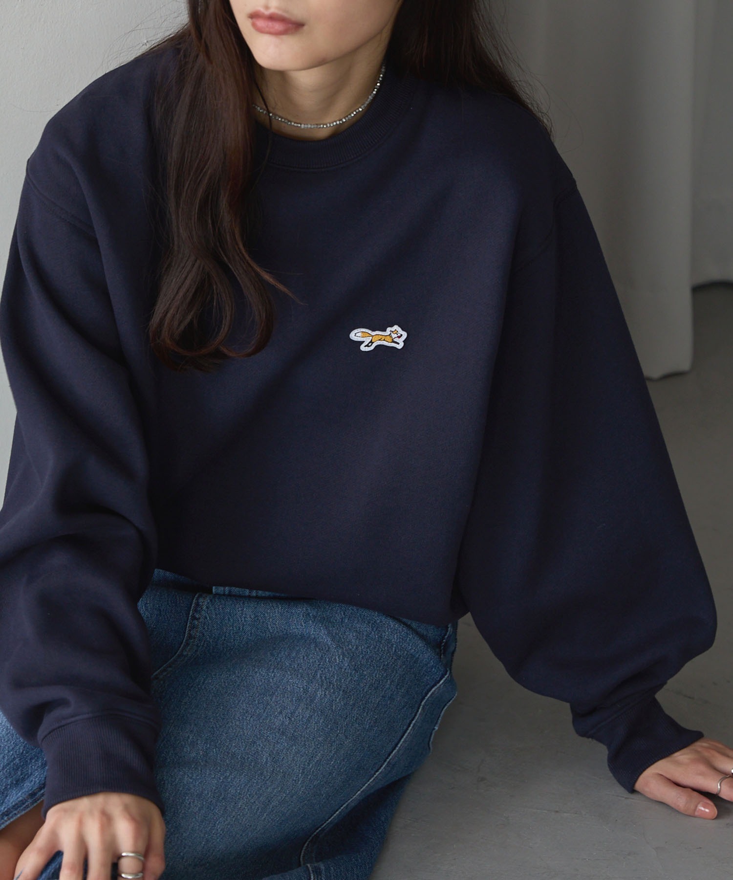🇯🇵 PENNEYS X MONO-MART 狐狸 刺繡LOGO 內刷毛 大學T 長袖 / 預購