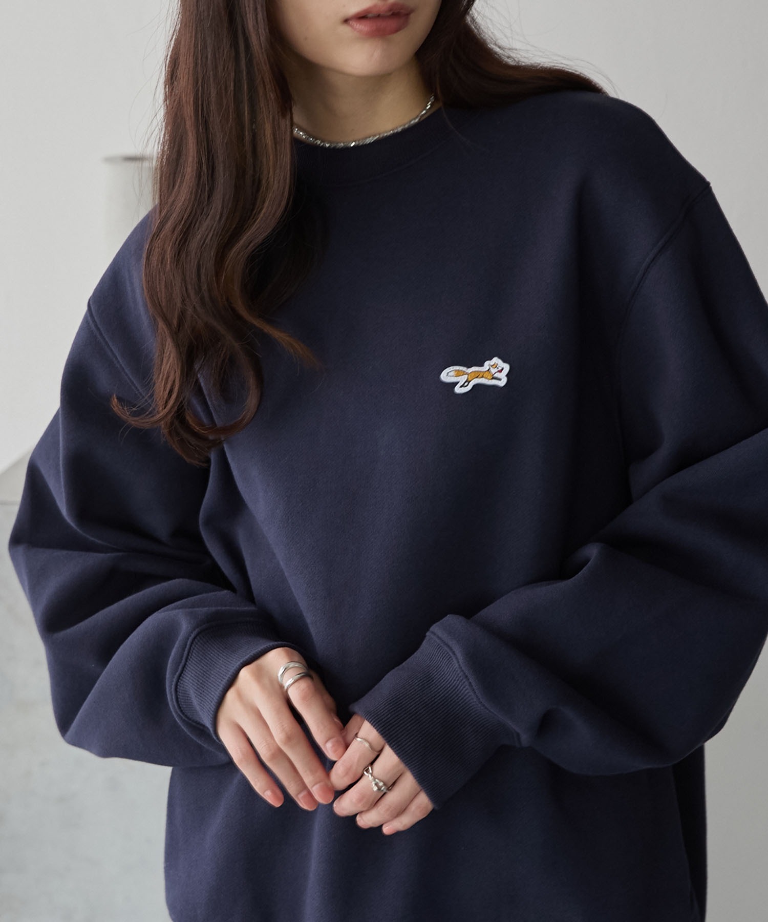 🇯🇵 PENNEYS X MONO-MART 狐狸 刺繡LOGO 內刷毛 大學T 長袖 / 預購