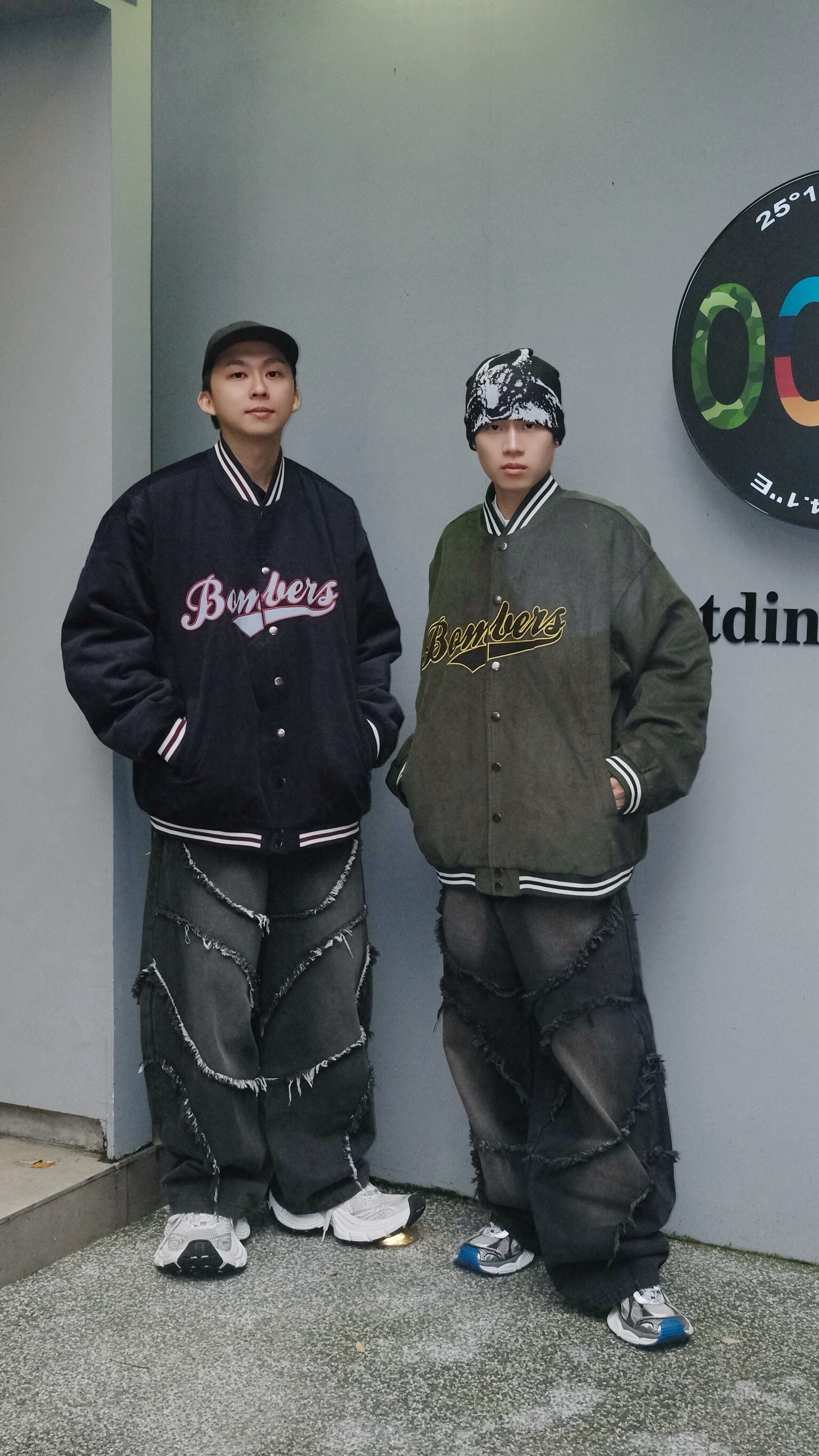 燈芯絨棒球外套